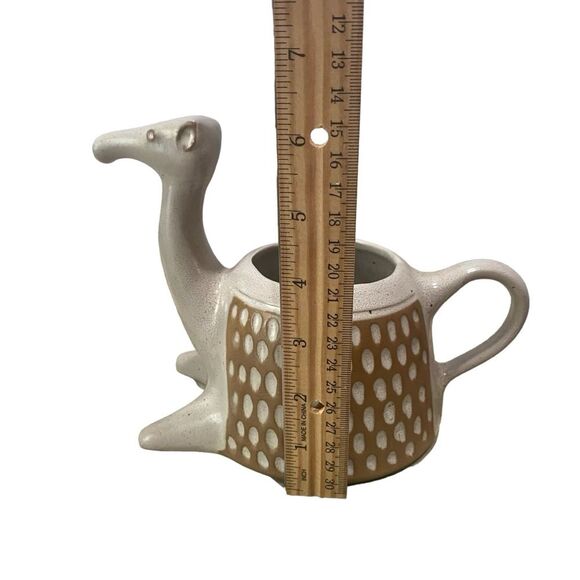 Vintage David Stewart Pottery Stoneware Camel Planter Mug - Picture 8 of 11
